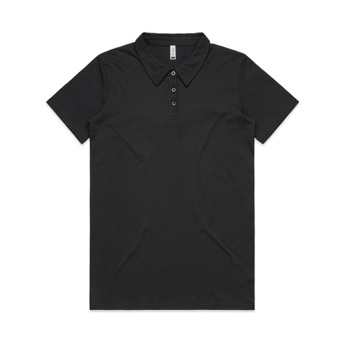 BLACK wo's-amy-polo-black